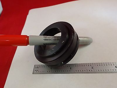 MICROSCOPE PART EXTENDER STEREO LENS PROTECTION OPTICS BIN#N2-E-10