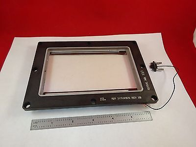 OPTICAL LARGE HEATED DISPLAY GLASS PANEL  LASER OPTICS AS IS BIN#Q7-C-08