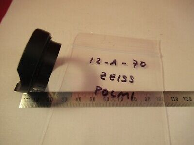 ZEISS POLMI GERMANY MOUNTED LENS COVER OPTICS MICROSCOPE AS PICTURED &12-A-70