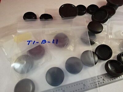 FOR PARTS MICROSCOPE PART LOT PLASTIC OBJECTIVE CAPS AS IS BIN#T1-B-11