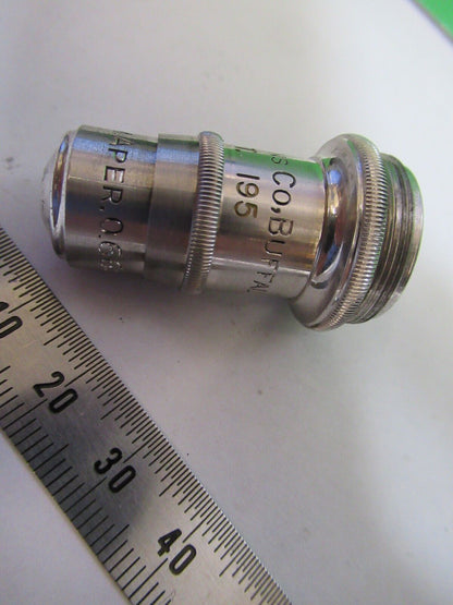 SPENCER OPTICS AO OBJECTIVE 4mm LENS MICROSCOPE PART AS PICTURED &H9-A-50