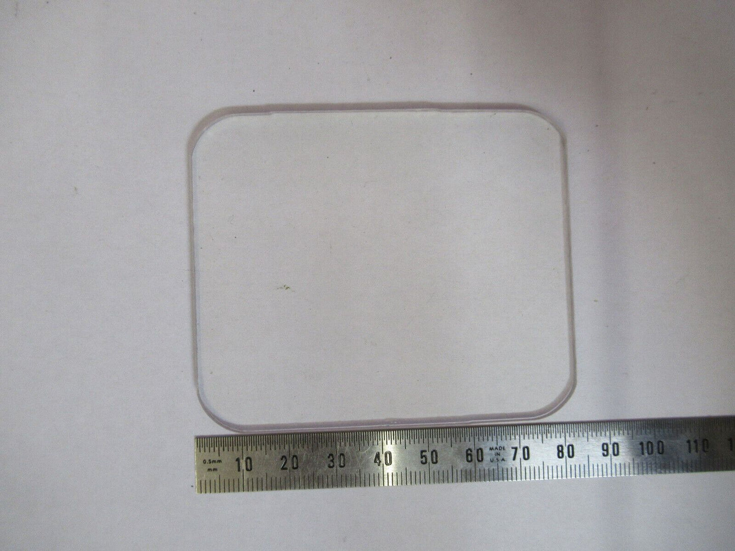 OPTICAL ACRYLIC PLASTIC WINDOW COATED PRO OPTICS AS PICTURED G4-A-28