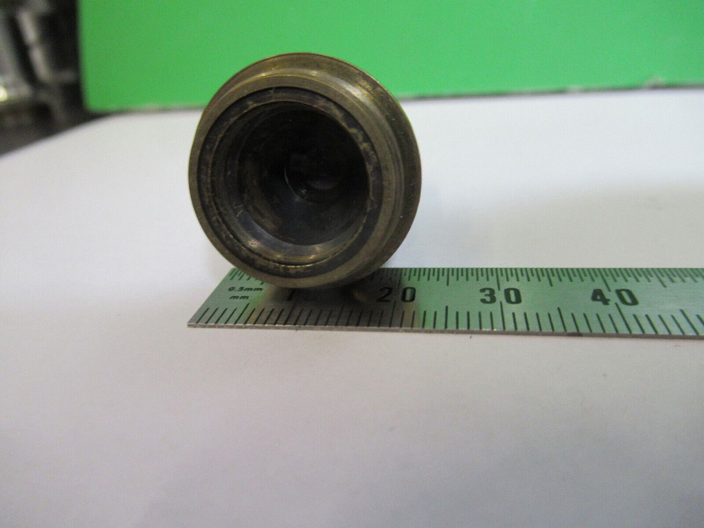 ANTIQUE BRASS SPENCER 16mm  OBJECTIVE MICROSCOPE AS PICTURED #H3-A-27