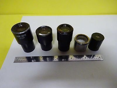 LOT MICROSCOPE EYEPIECES OCULAR OPTICS  #X8-40