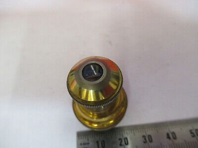 ANTIQUE BRASS BAUSCH LOMB OBJECTIVE 16mm MICROSCOPE PART AS PICTURED #F6-B-90