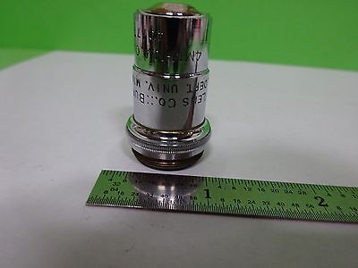 MICROSCOPE PART OBJECTIVE SPENCER 4 mm OPTICS AS IS BIN#Y2-26