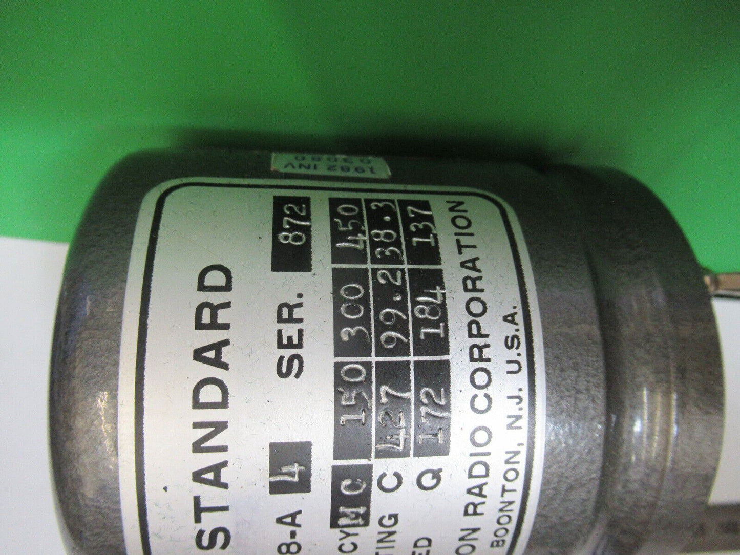 BOONTON RADIO Q FACTOR STANDARD CALIBRATION INDUCTANCE AS PICTURED &z8-a-32