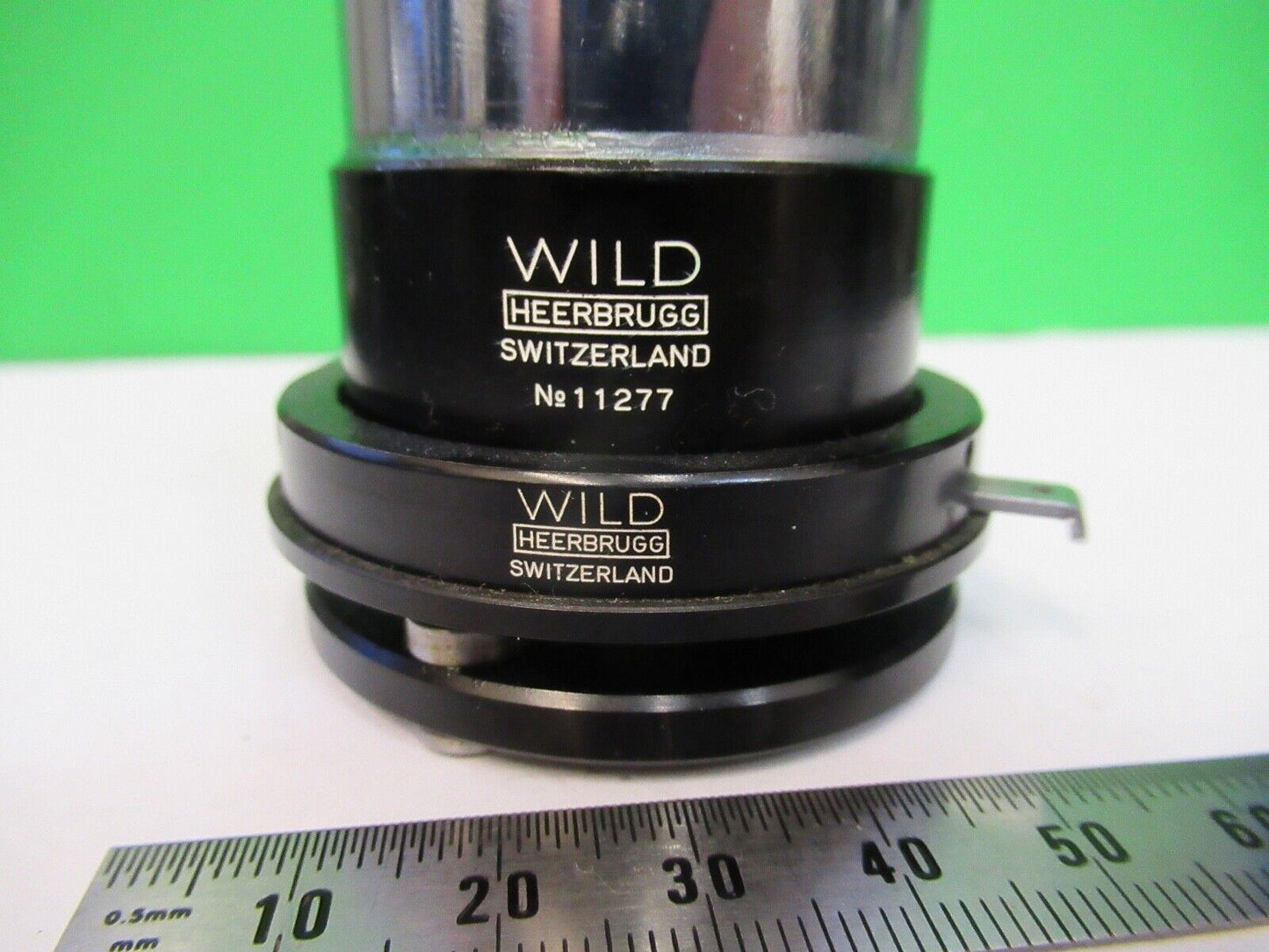 WILD HEERBRUGG SWISS M20 CONDENSER + IRIS MICROSCOPE PART AS PICTURED W4-B-07