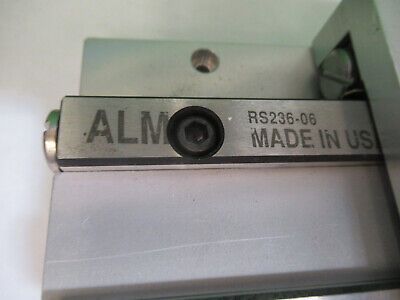 ALM HUGE 6" BY 4" LINEAR SLIDE POSITIONING FIXTURE OPTICS AS PICTURED &Z9-A-41