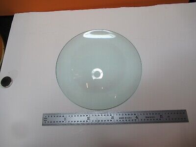 OPTICAL LARGE GLASS LENS 4" DIAMETER PLANO CONVEX OPTICS AS PICTURED &16-B-50