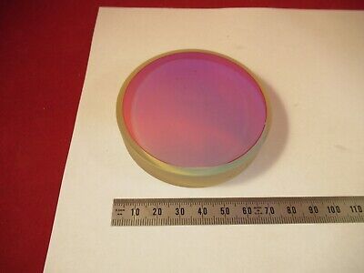 OPTICAL FLAT 1/10 WAVE COATED ZERODUR BEAM SPLITTER 3" DIAMETER OPTICS &14-A-07