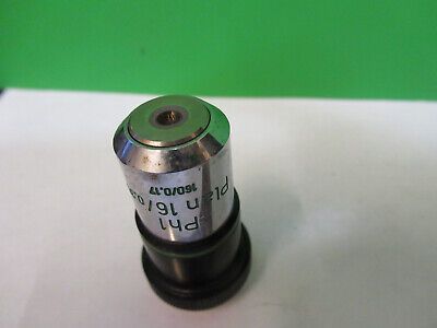 ZEISS GERMANY PHASE PH1 16X /160 OBJECTIVE MICROSCOPE PART AS PICTURED &Q9-A-94