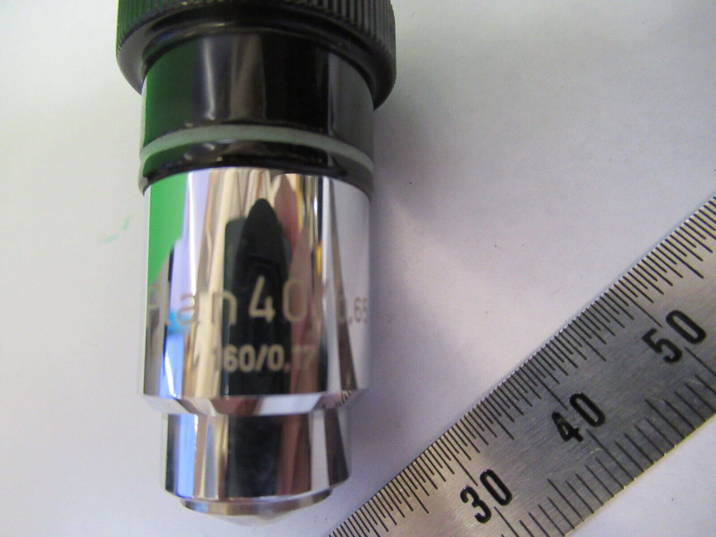 CARL ZEISS GERMANY PLAN 40X /160 OBJECTIVE MICROSCOPE PART AS PICTURED &G2-A-32