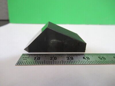 OPTICAL GLASS PRISM ZEISS GERMANY OPTICS MICROSCOPE PART AS PICTURED &A9-B-09