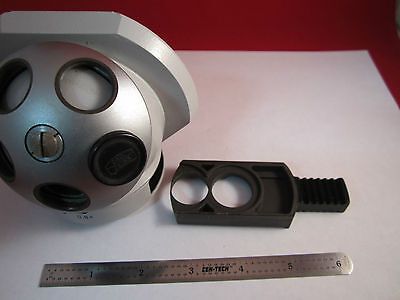 MICROSCOPE PART ZEISS GERMANY NOSEPIECE OBJECTIVE HOLDER OPTICS BIN#8Z