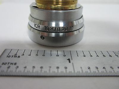 MICROSCOPE PART ICR LEITZ GERMANY DIC PRISM 10X OPTICS AS IS BIN#H6-28