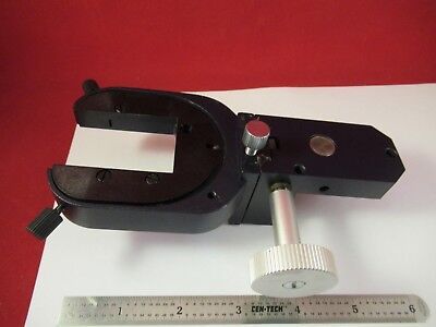 LEICA DMR GERMANY CONDENSER HOLDER OPTICS MICROSCOPE PART AS PICTURED &6-A-88