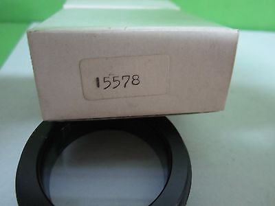 MICROSCOPE PART STEREO 15578 OBJECTIVE COVER LENS OPTICS AS IS BIN#T2-13