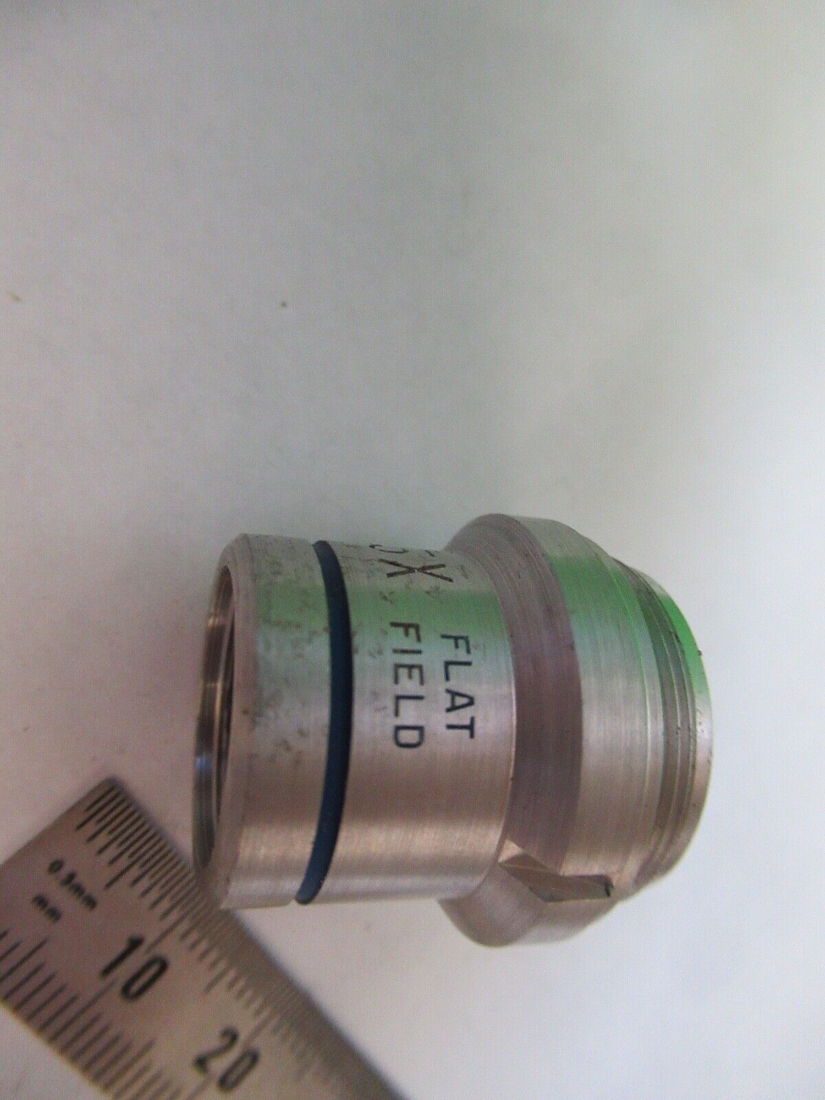 BAUSCH LOMB 5X OBJECTIVE LENS MICROSCOPE PART AS PICTURED Q7-B-42