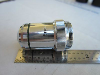 OPTICAL MICROSCOPE OBJECTIVE GRIOT 10X OPTICS DWR#02