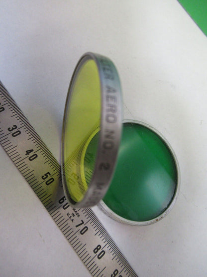 KODAK PAIR OPTICAL FILTER OPTICS AS PICTURED &S2-C-19