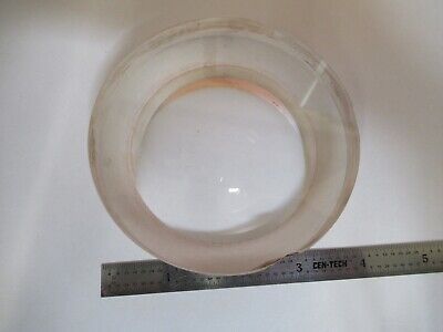 OPTICAL MIL SPEC HUGE LENS PLANO CONCAVE THICK GLASS OPTICS AS PICTURED FT-6-206