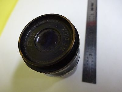 MICROSCOPE PART EYEPIECE OCULAR EPO 10X WF OPTICS AS IS BIN#4V-FL-19