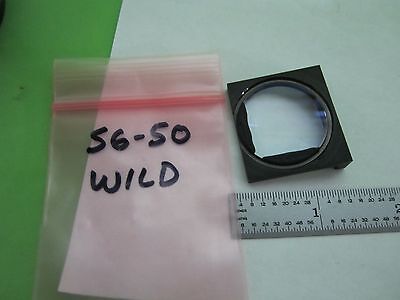 MICROSCOPE PART WILD HEERBRUGG SWISS MOUNTED LENS OPTICS AS IS BIN#S6-50