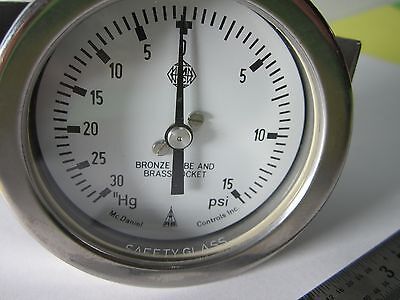 MANOMETER VAKUUM + DRUCK McDANIELS CONTROLS BIN#E3-01