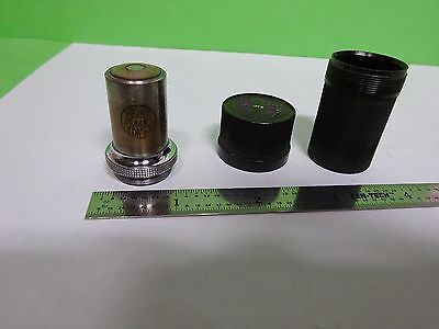 MICROSCOPE PART VINTAGE OBJECTIVE BAKER LONDON 1/6 OPTICS AS IS BIN#H7-A-07