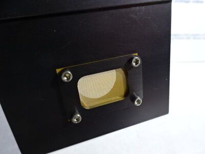 OPTICAL MOUNTED GOLD GRID MESH LASER OPTICS DIFFUSER FILTER AS PICTURED &96-06