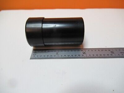 EMPTY BAUSCH LOMB OBJECTIVE CAN 4mm MICROSCOPE PART AS PICTURED &16-A-96