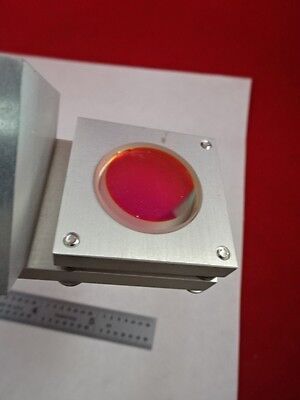 OPTICAL EDMUNDS MOUNTED COATED FILTER MIRROR LASER OPTICS AS IS BIN#D1-B-04