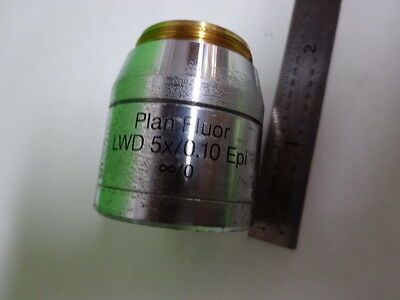 MICROSCOPE PART REICHERT POLYVAR OBJECTIVE LWD FLUOR 5X OPTICS AS IS #AI-18