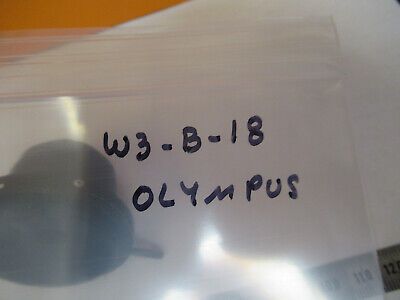 OLYMPUS JAPAN CONDENSER + IRIS OPTICS MICROSCOPE PART AS PICTURED &W3-B-18