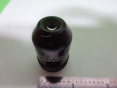 MICROSCOPE PART OBJECTIVE BAUSCH LOMB 40X OPTICS AS IS BIN#Y5-51