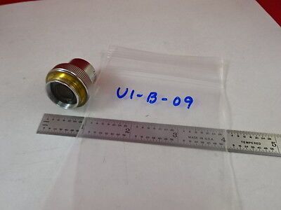 MICROSCOPE PART OBJECTIVE LEITZ WETZLAR GERMANY 4X OPTICS AS IS B#U1-B-09