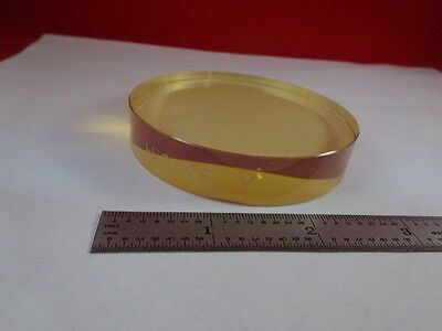 OPTICAL FLAT 3" DIAMETER UNCOATED 1/10 WAVE ZERODUR LASER OPTICS AS IS #80-05