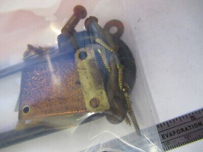 LOCK for WOOD CABINET ANTIQUE BAUSCH LOMB MICROSCOPE PART AS PICTURED &8z-a-104