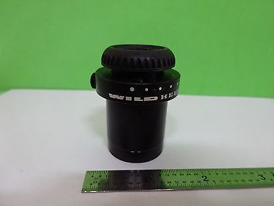 MICROSCOPE PART EYEPIECE WILD LEICA 20X/13 SWISS OPTICS AS IS BIN#V4-13