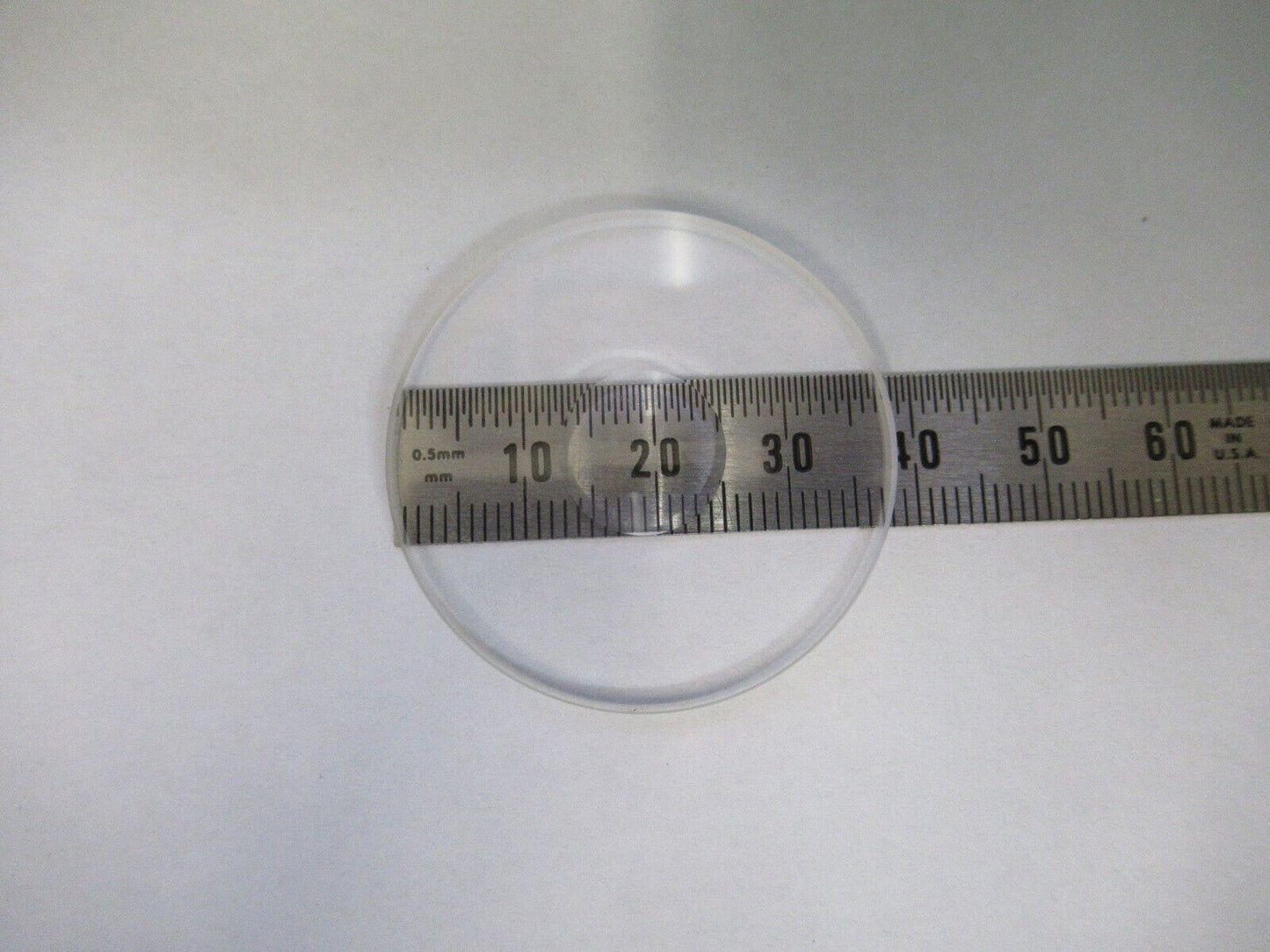 OPTICAL SUBSTRATE PLANO CONCAVE LIQUID INSPECTION OPTICS AS PICTURED R1-B-49