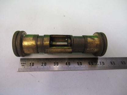 ANTIQUE BAUSCH LOMB BRASS MICRO STAGE KNOBS MICROSCOPE PART AS PICTURED G5-A-57