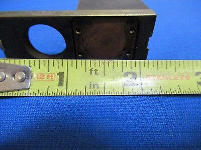 UNITRON JAPAN LENS MIRROR ASSEMBLY OPTICS MICROSCOPE PART AS PICTURED &S1-A-05