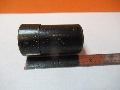 ANTIQUE EMPTY OBJECTIVE CAN MICROSCOPE PART AS PICTURED #7B-B-119