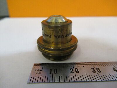 ANTIQUE BRASS Bausch Lomb OBJECTIVE LENS MICROSCOPE PART AS PICTURED &8Y-A-118