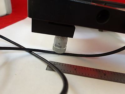 MICROSCOPE INTERFEROMETER TILTING TABLE + FLAT CONTROL TECHNICS OPTICS B#F8-C-01