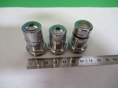 AO SPENCER LOT 3 ea OBJECTIVE 10X 44X 95X  MICROSCOPE PART AS PICTURED &3-C-11