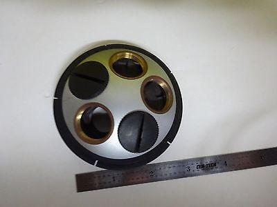 LEITZ GERMANY NOSEPIECE MICROSCOPE PART AS IS BIN#W4-25