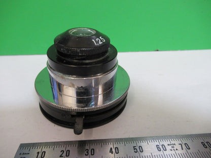 OLYMPUS JAPAN CONDENSER + IRIS OPTICS MICROSCOPE PART AS PICTURED &Z9-A-213