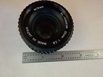 OPTICAL LENS NIKON JAPAN EL-NIKKOR OPTICS AS IS BIN#L8-A-06